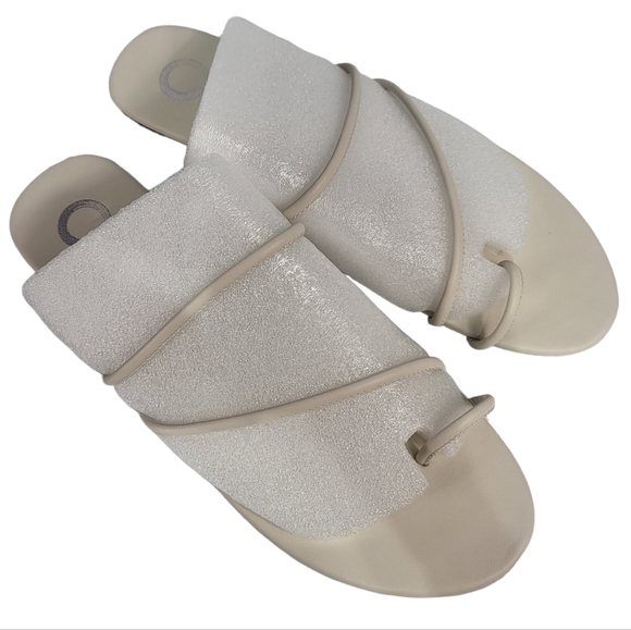 Journee Collection Tanaya Slide Sandals Off White 11 - Picture 6 of 7